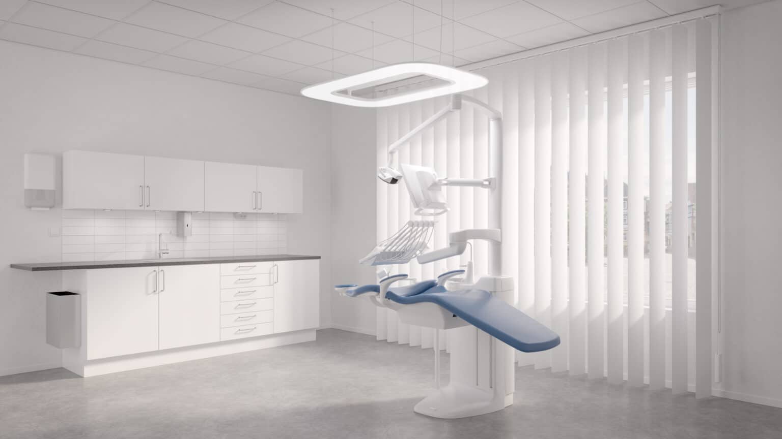 Dentist room lit by Cloud in 6500K